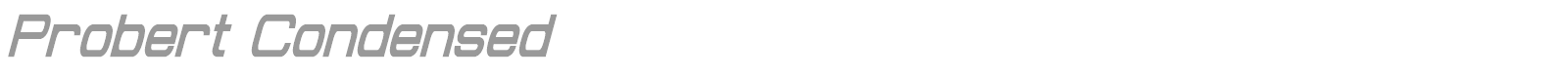 Probert font preview